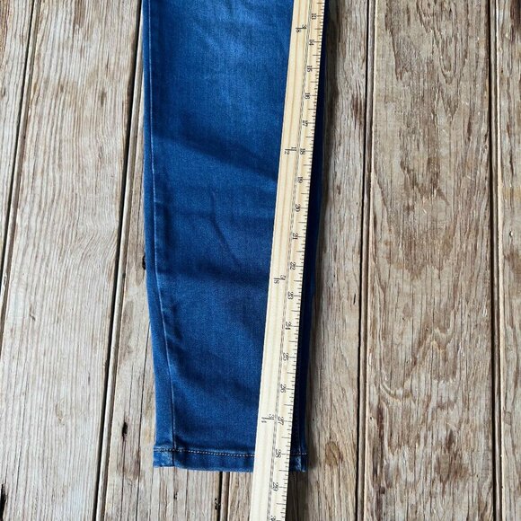 Nicole Miller Womens Blue Wash 5 Pocket Stretch SOHO High Rise Skinny Jeans Sz 4 - Picture 9 of 12
